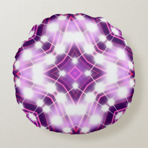 Coussins Ronds Texture de l'Arrière - plan des feux de signalisat