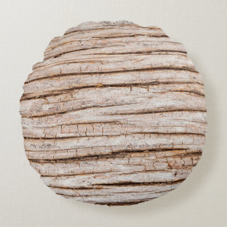 Coussins Ronds Texture en bois foncé. arrière - plan Abstrait Vin