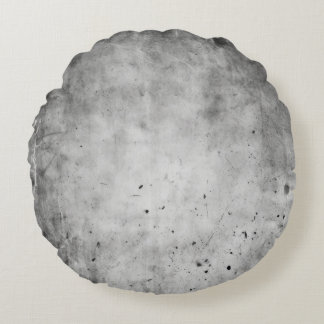 Coussins Ronds Texture Grunge Gris en détresse