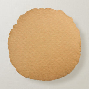 Coussins Ronds Texture papier facturée en or