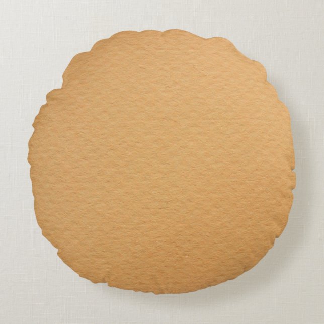Coussins Ronds Texture papier facturée en or (Devant)
