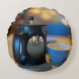 Coussins Ronds Thé chaud