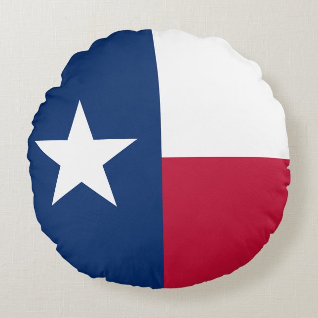 Coussins Ronds The Texan Lone Star State Flag of Texas (Devant)