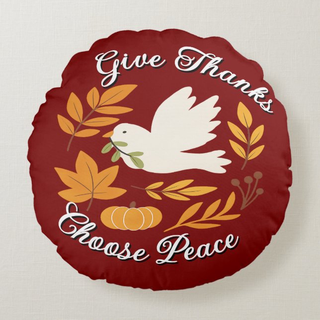 Coussins Ronds Throw Pillow (Devant)