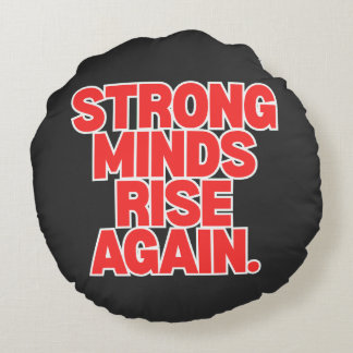 Coussins Ronds Throw Pillow – Modern Positive Message Home Decor