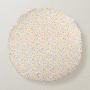 Coussins Ronds Tissu sans couture d'oeufs de Pâques – Pastel Mign