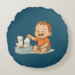 Coussins Ronds Tissus en difficulté