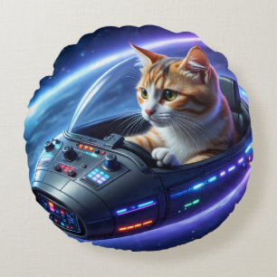 Coussins Ronds TOCOCLAWS Pilote Galactique : Accent Rond Chat de