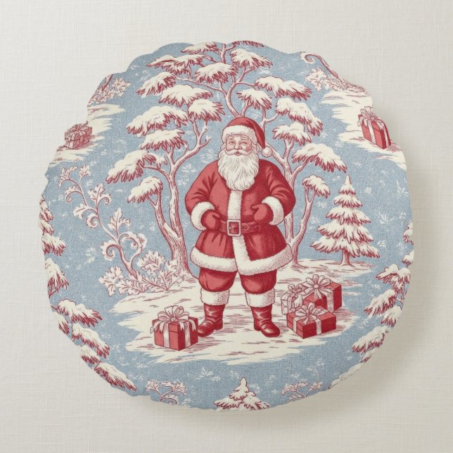 Coussins Ronds Toile Christmas  (Devant)