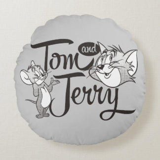 Coussins Ronds Tom Et Jerry | Tom Et Jerry Ont L'Air Doux
