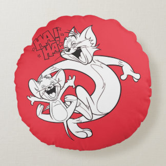 Coussins Ronds Tom Et Jerry | Tom Et Jerry Rient