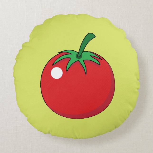 Coussins Ronds Tomato rouge (Devant)