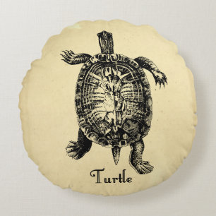 Coussins Ronds TORTUE vintage