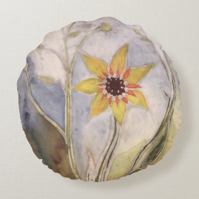 Coussins Ronds Tournesol (Dos)