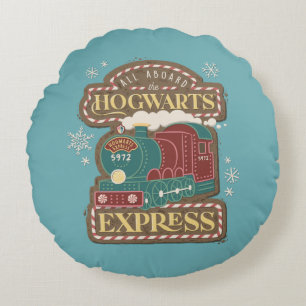Coussins Ronds Tous à bord de HOGWARTS™ Express Noël Cookie