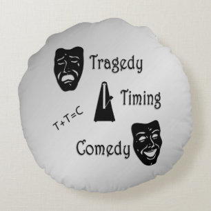 Coussins Ronds Tragédie + Timing Equals Comédie Théâtre