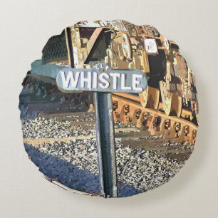 COUSSINS RONDS TRAINS À VAPEUR