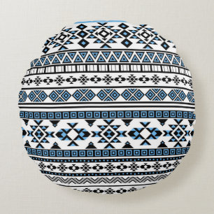 Coussins Ronds Triangle ethnique Motif Navajo géométrique