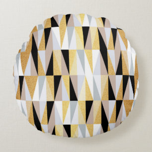 Coussins Ronds triangles de conception scandinave sans couture mo