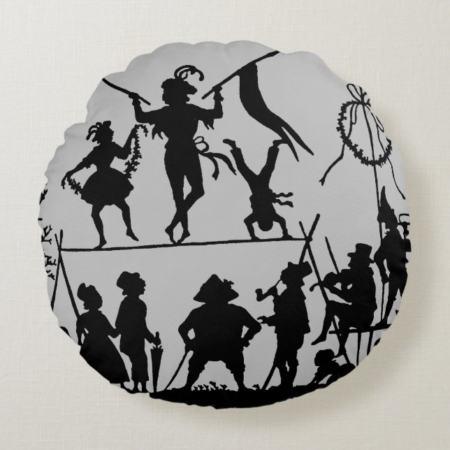 Coussins Ronds Troupe de cirque (Devant)