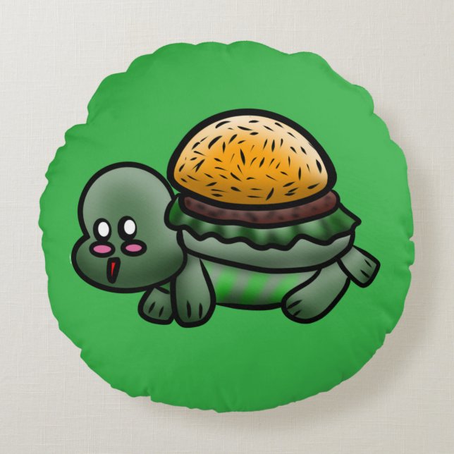 Coussins Ronds Turtle 1 (Devant)