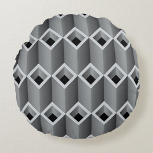 Coussins Ronds Tuyaux gris les uns sur les autres - backgro sans