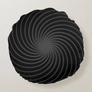 Coussins Ronds Twirl noir