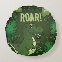 Tyrannosaurus vert mignon Rex Dinosaur & Roar Text