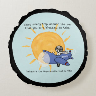 Coussins Ronds Un autre voyage autour du soleil