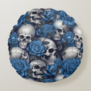 Coussins Ronds Un design de la série A Skull and Roses 12