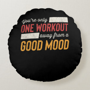 Coussins Ronds Un Entraînement Loin D'Une Bonne Motivation D'Hume