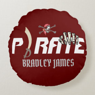 Coussins Ronds Un pirate International Talk Like a Pirate day