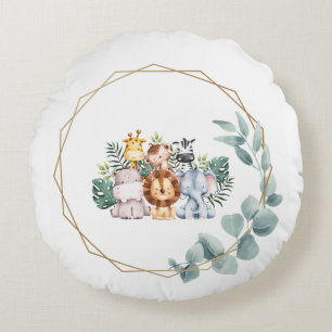 Coussins Ronds Une jolie jungle