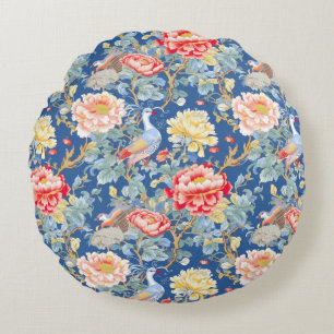 Coussins Ronds Une série Chinoserie classique Design 11