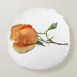 Coussins Ronds Une seule bouture de rose