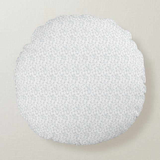 Coussins Ronds Une surface entièrement blanche et sans fonctionna (Devant)