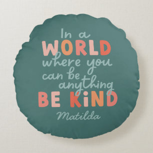 Coussins Ronds Une typographie moderne colorée et audacieuse peut