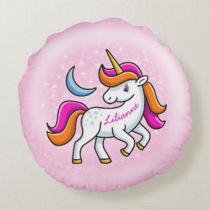 Coussins Ronds Unicorne
