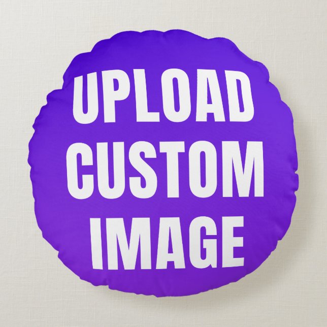 Coussins Ronds Upload Custom Image - Add Your Own To Print On A (Devant)