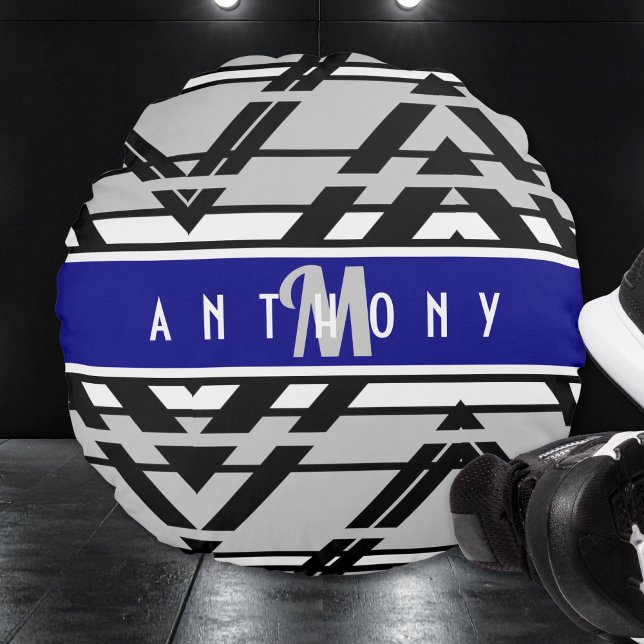 Coussins Ronds Urban Geometric Teen Room Personalized (Créateur téléchargé)