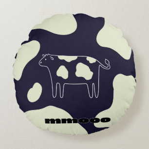 Coussins Ronds Vache mignonne