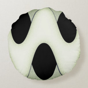Coussins Ronds Vagues envoûtantes Créer un design moderne Vert