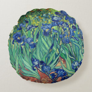 Coussins Ronds Van Gogh Art Iris