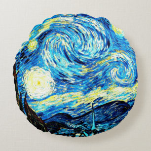 Coussins Ronds Van Gogh, Starry Night,