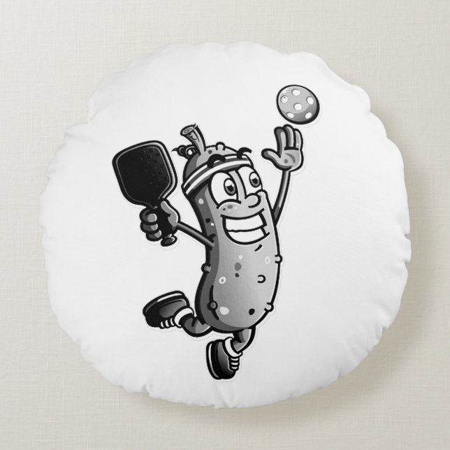 Coussins Ronds Vedette de pickleball (Devant)