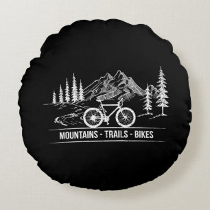 Coussins Ronds Vélos Mountain Trail - Vélo cycliste Rider