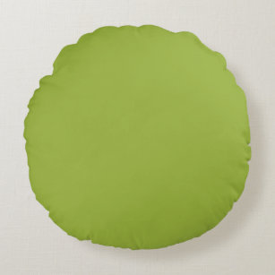 Coussins Ronds   Vert citron moyen (couleur solide) jaune-vert
