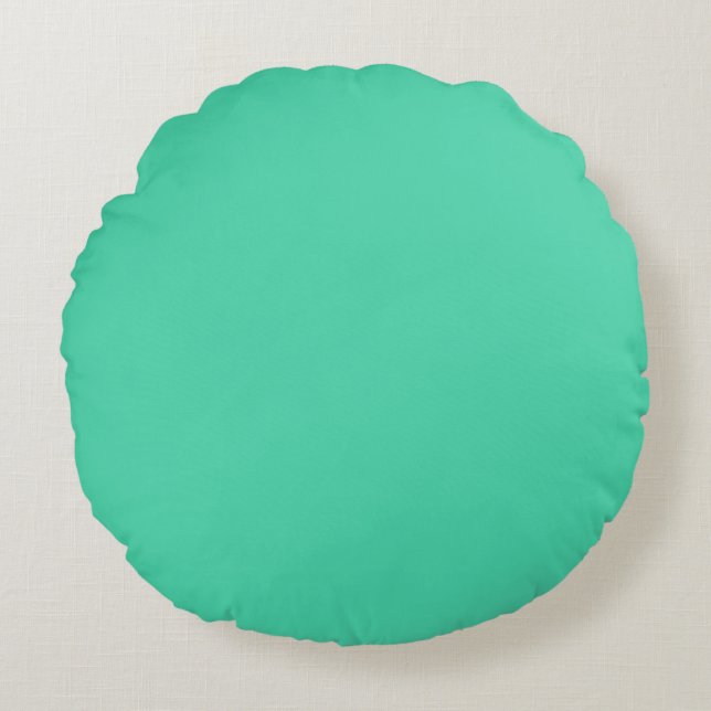 Coussins Ronds Vert de mer (Devant)