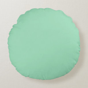 Coussins Ronds Vert écume de mer uni