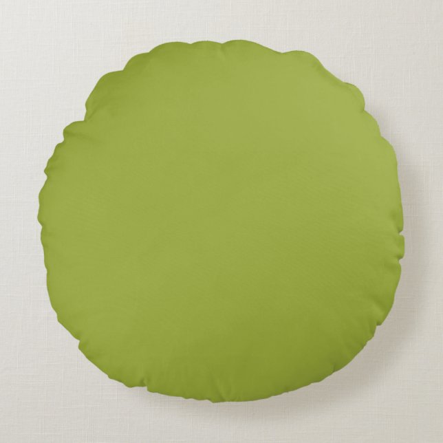Coussins Ronds Vert olive (Devant)